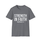 Strength in Faith Philippians 4:13 T-Shirt