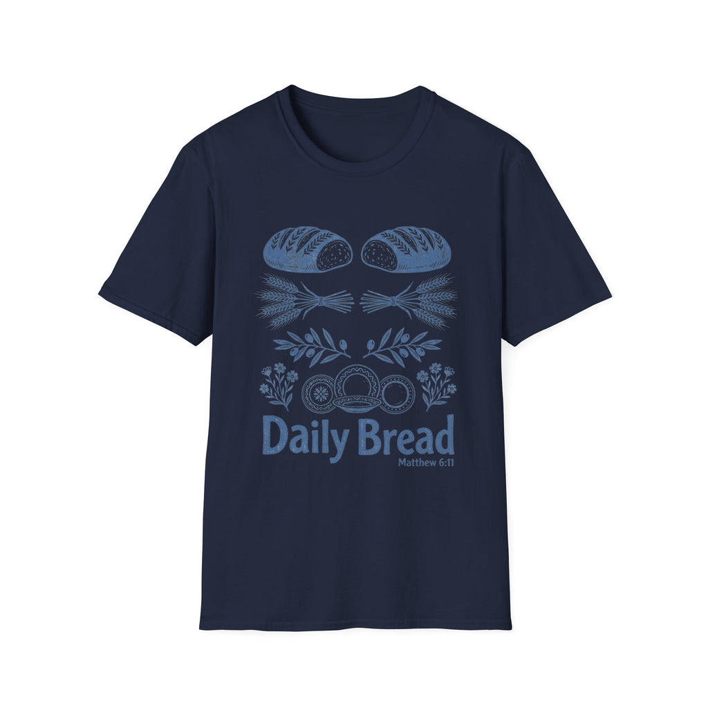 Daily Bread Linocut Style T-Shirt