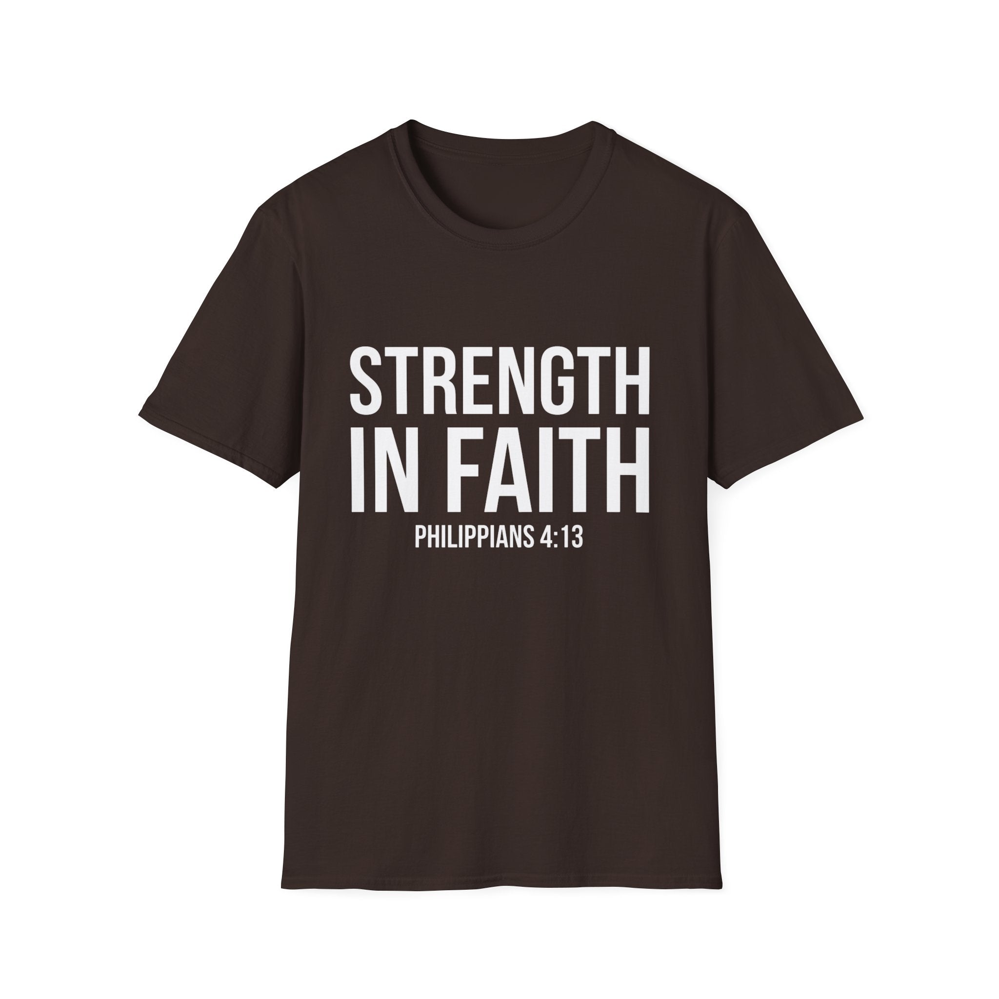 Strength in Faith Philippians 4:13 T-Shirt