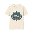 She Will Not Fail Crest T-Shirt