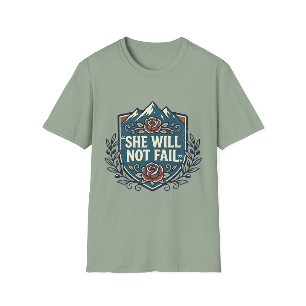 She Will Not Fail Crest T-Shirt