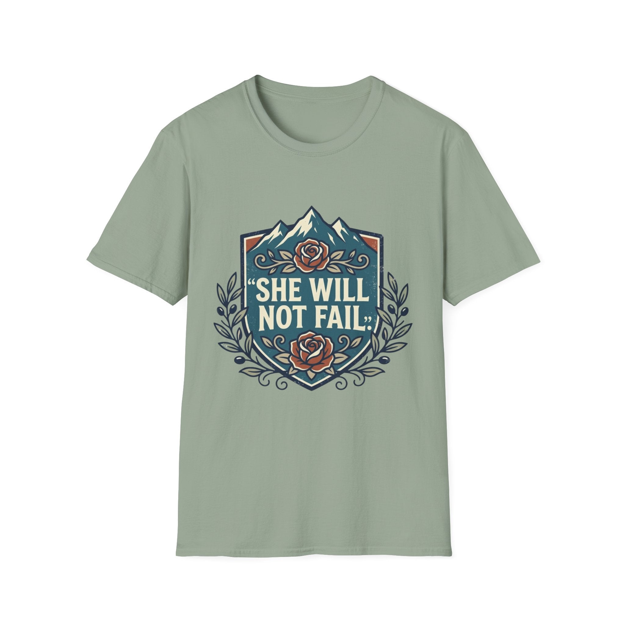 She Will Not Fail Crest T-Shirt