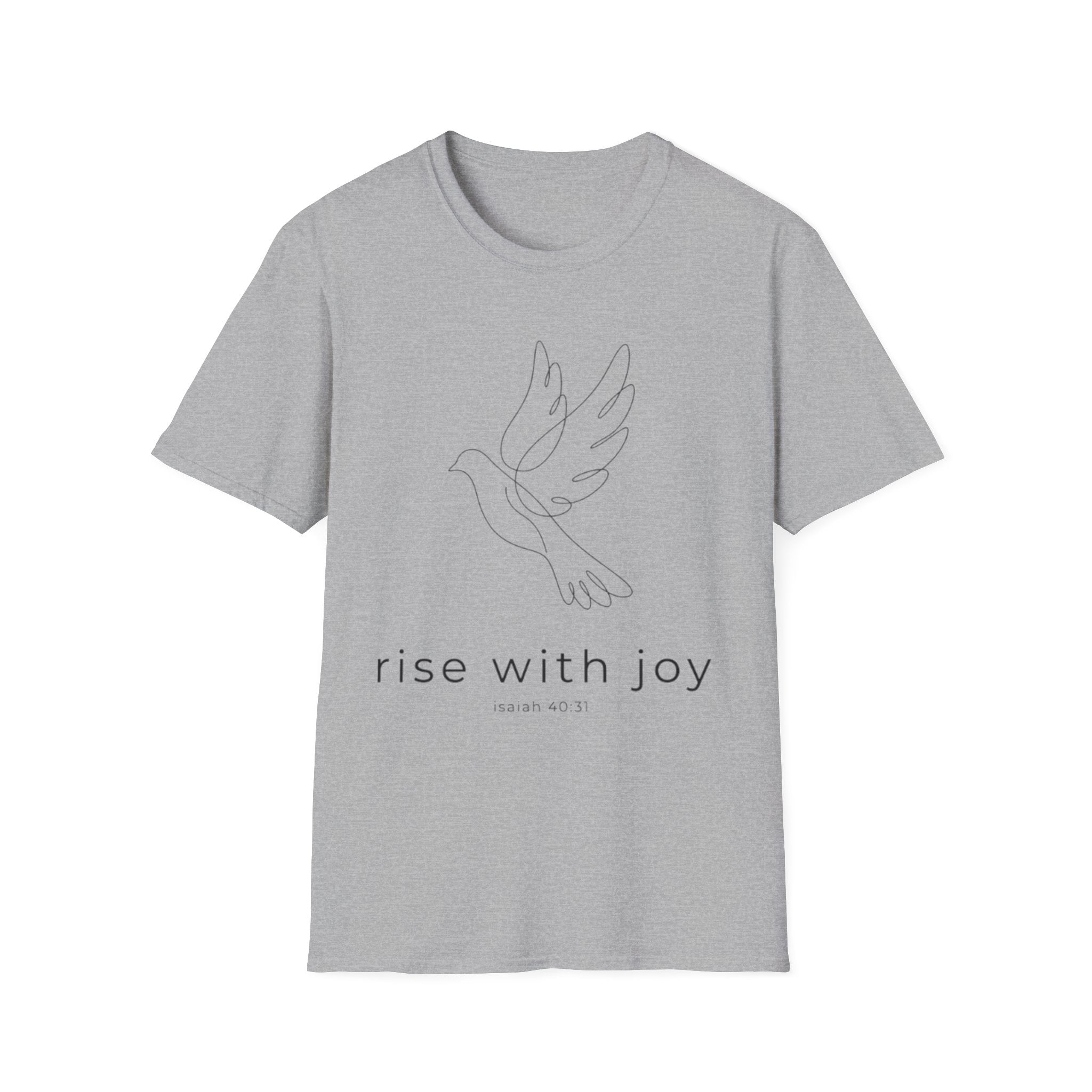 Rise With Joy Isiah 40:31 T-Shirt