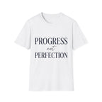 Progress Not Perfection Text T-Shirt