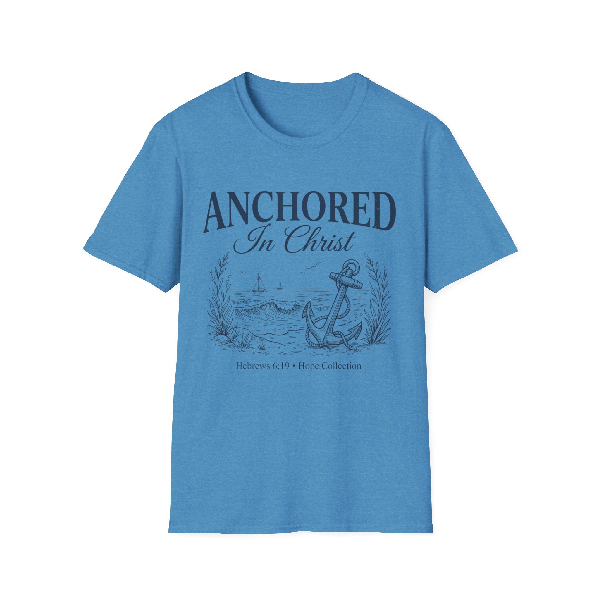 Anchored In Christ Hebrews 6:19 T-Shirt