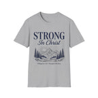 Strong in Christ Mountain T-Shirt