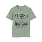 Strong in Christ Mountain T-Shirt