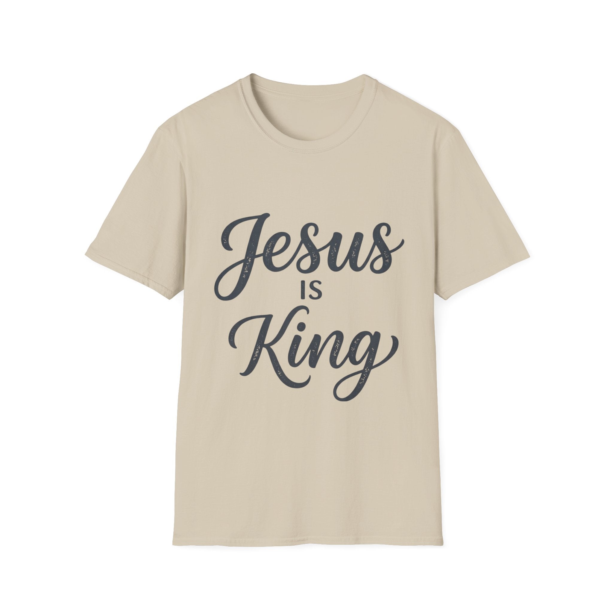 Jesus is King Text T-Shirt