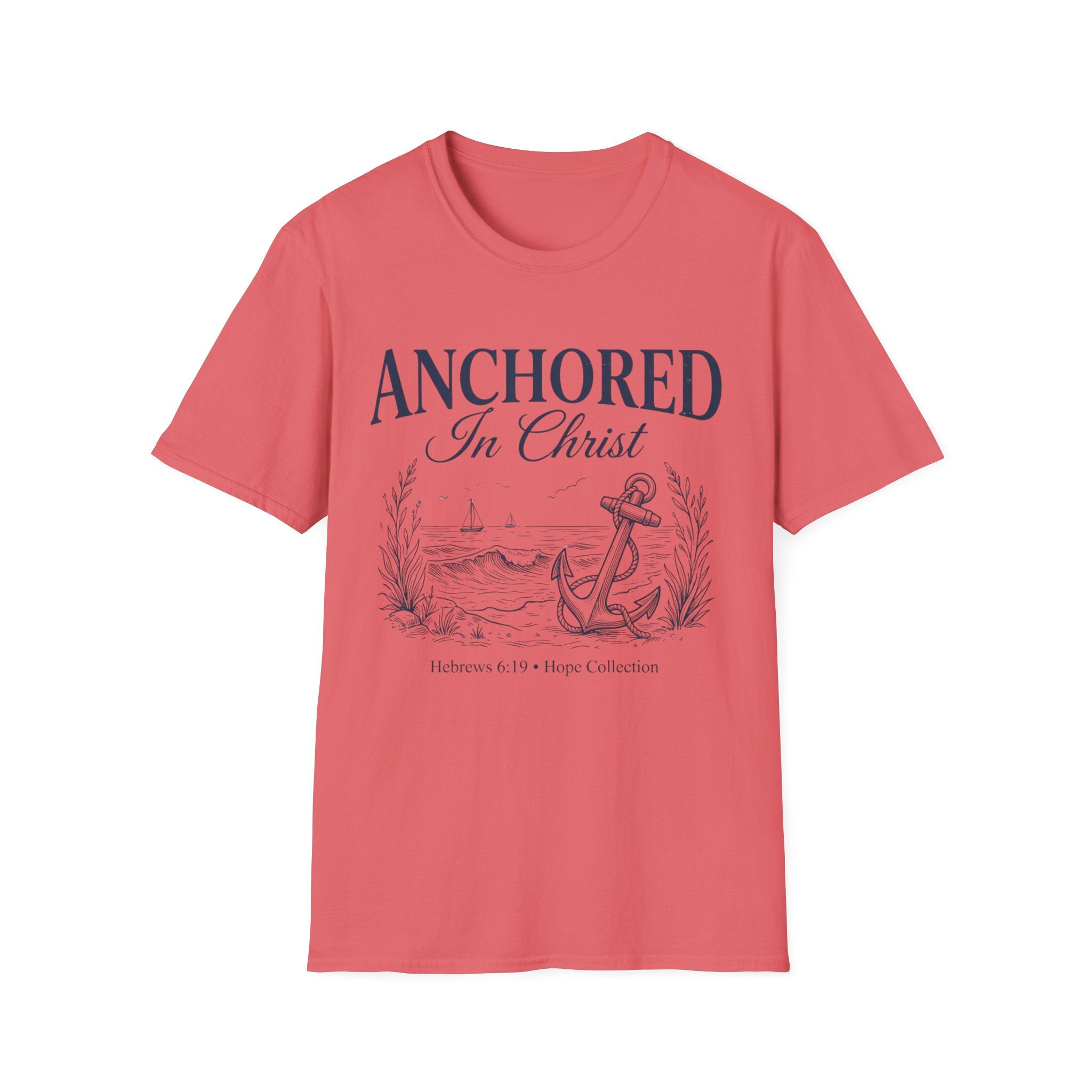 Anchored In Christ Hebrews 6:19 T-Shirt