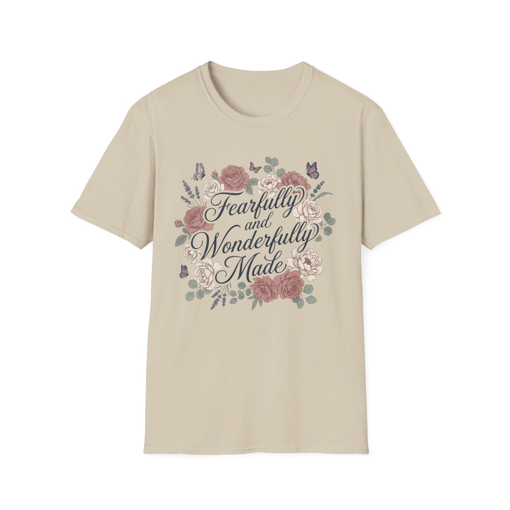 Fearfully and Wonderfully Made Floral T-Shirt