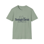 I Can Through Christ Text T-Shirt