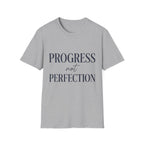 Progress Not Perfection Text T-Shirt
