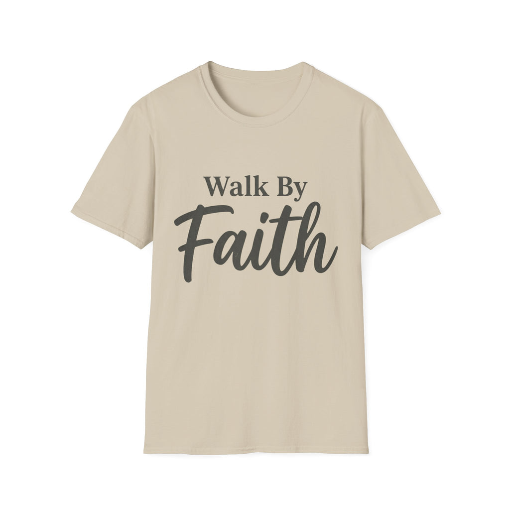 Walk by Faith Text T-Shirt