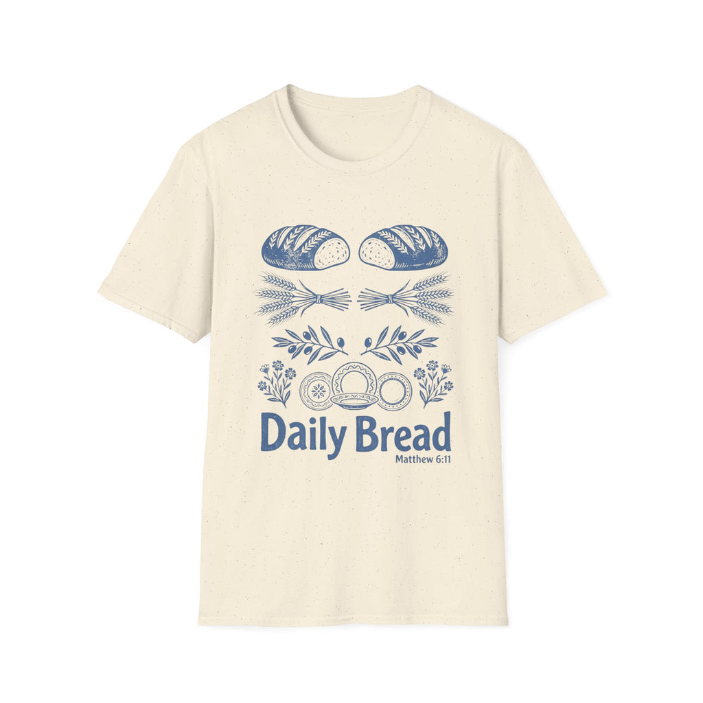 Daily Bread Linocut Style T-Shirt