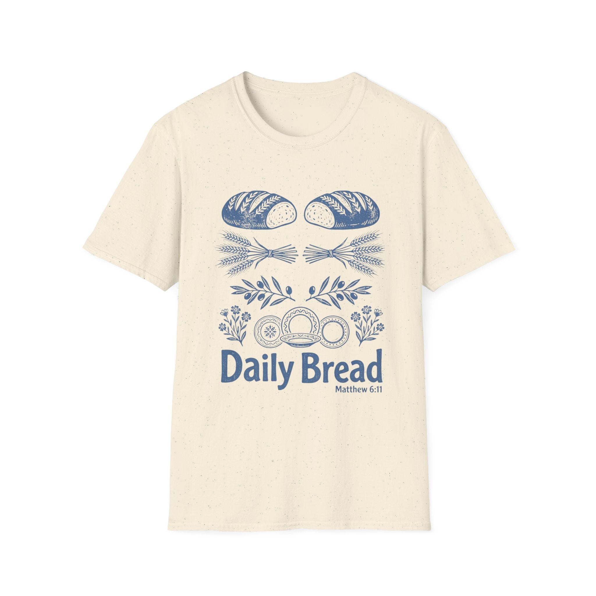 Daily Bread Linocut Style T-Shirt