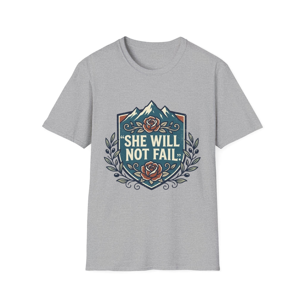 She Will Not Fail Crest T-Shirt