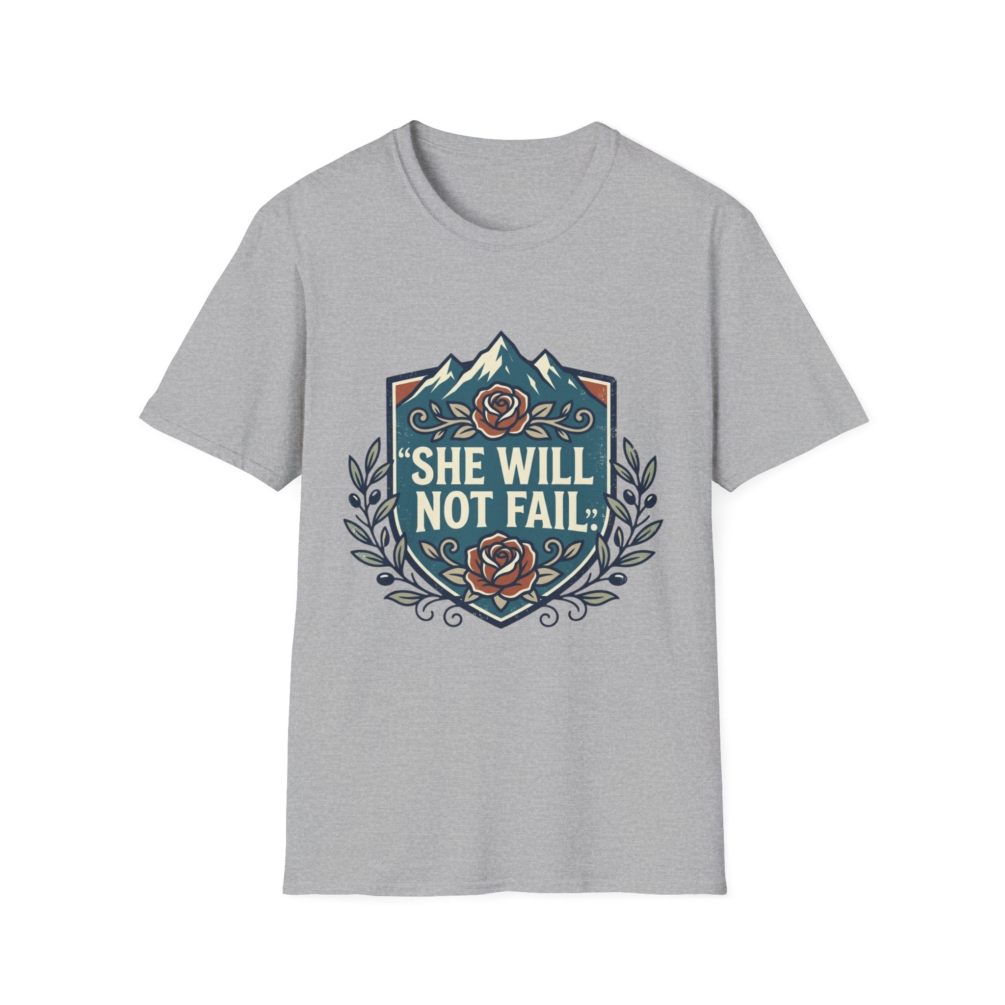She Will Not Fail Crest T-Shirt