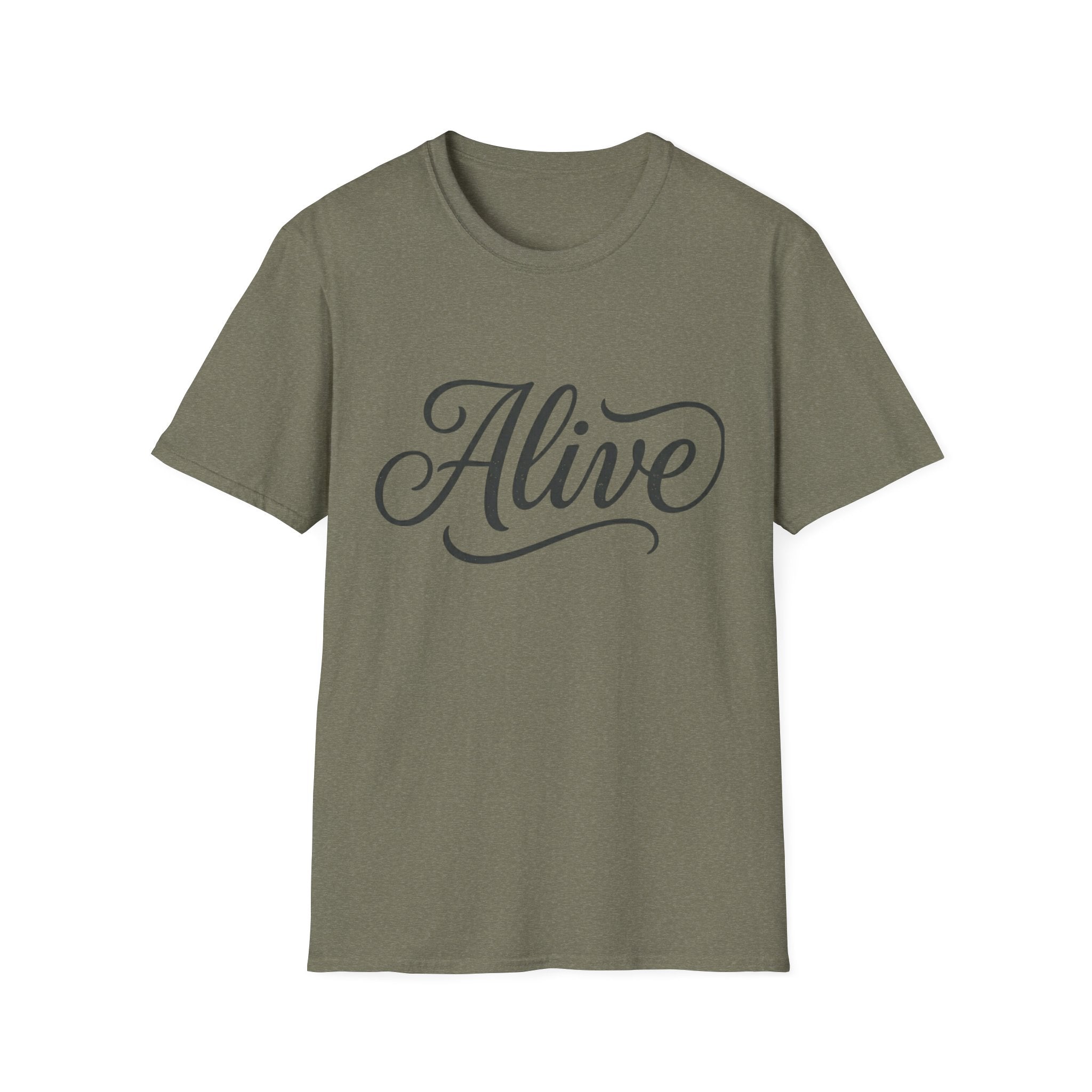 Alive Text T-Shirt