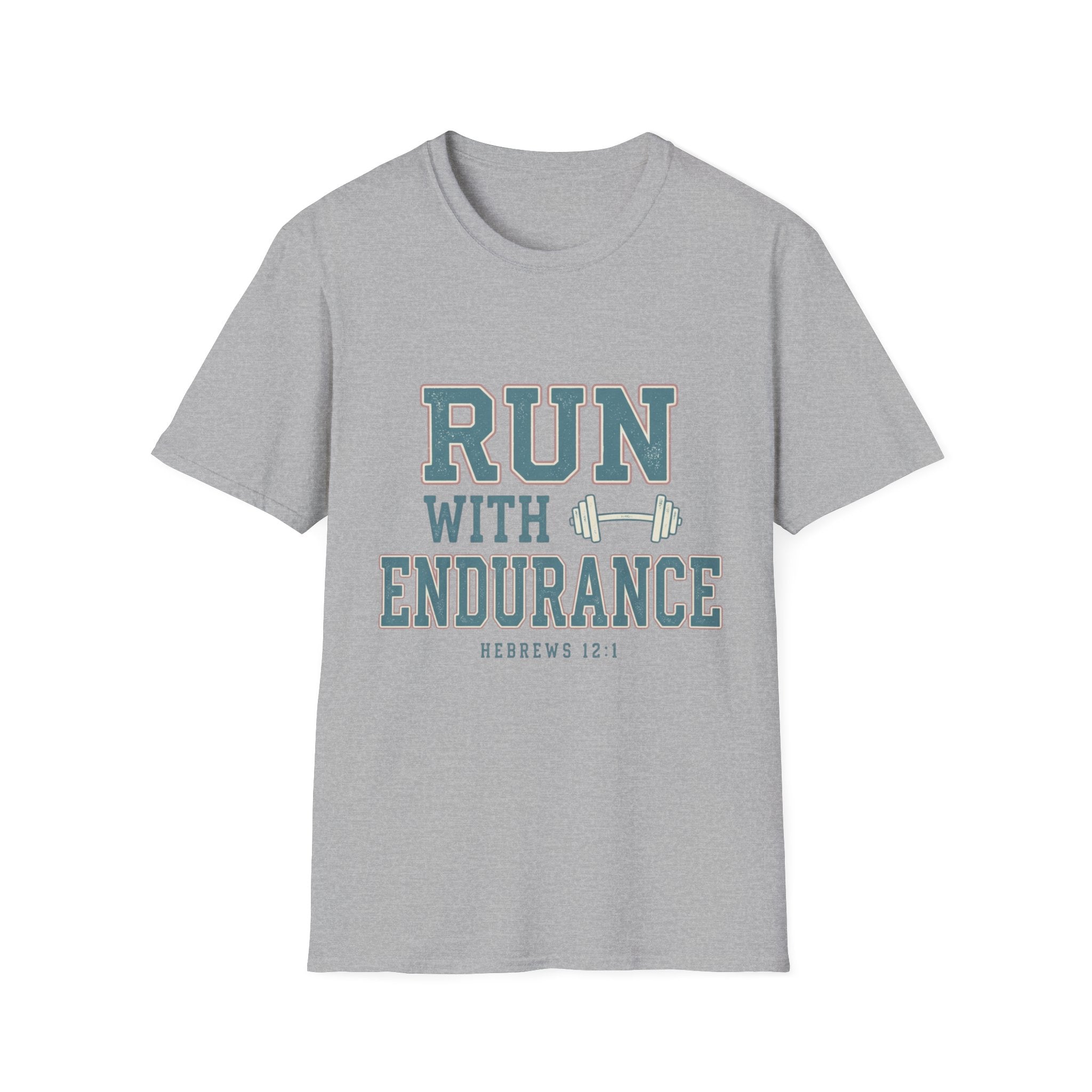 Run With Endurance Dumbbell T-Shirt