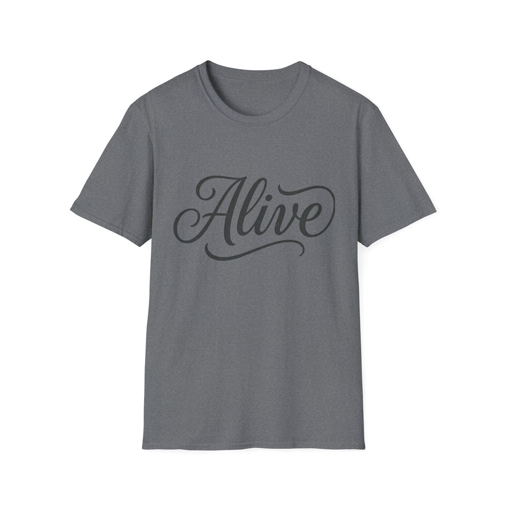 Alive Text T-Shirt