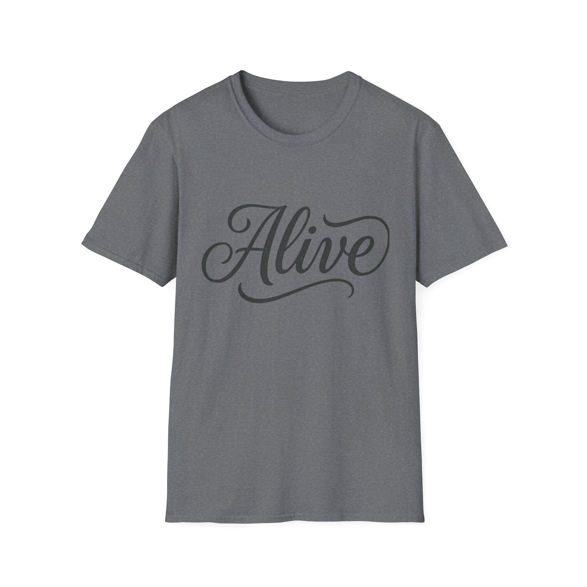 Alive Text T-Shirt