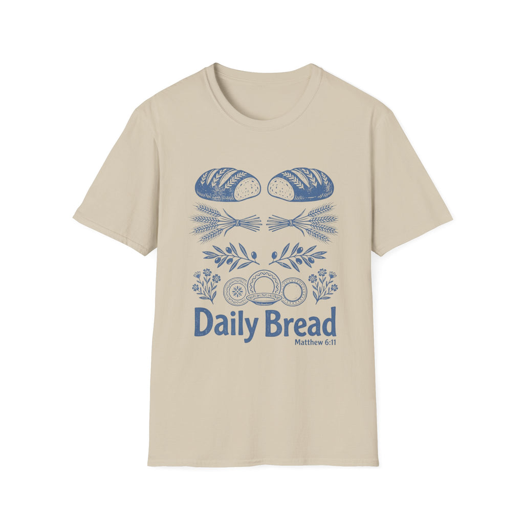 Daily Bread Linocut Style T-Shirt