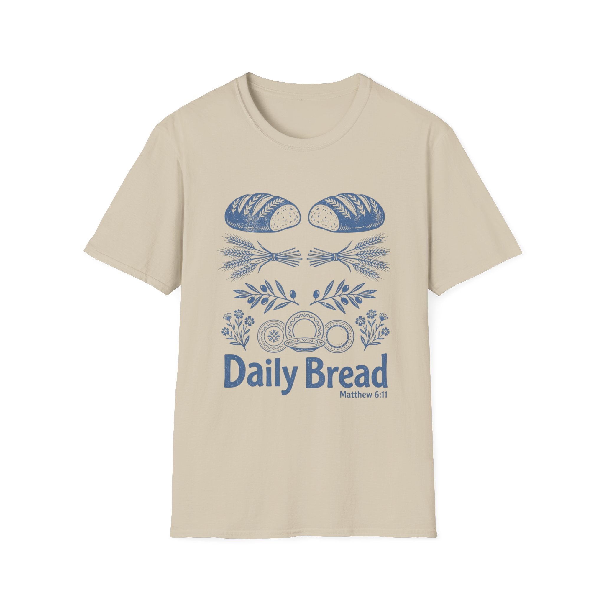 Daily Bread Linocut Style T-Shirt