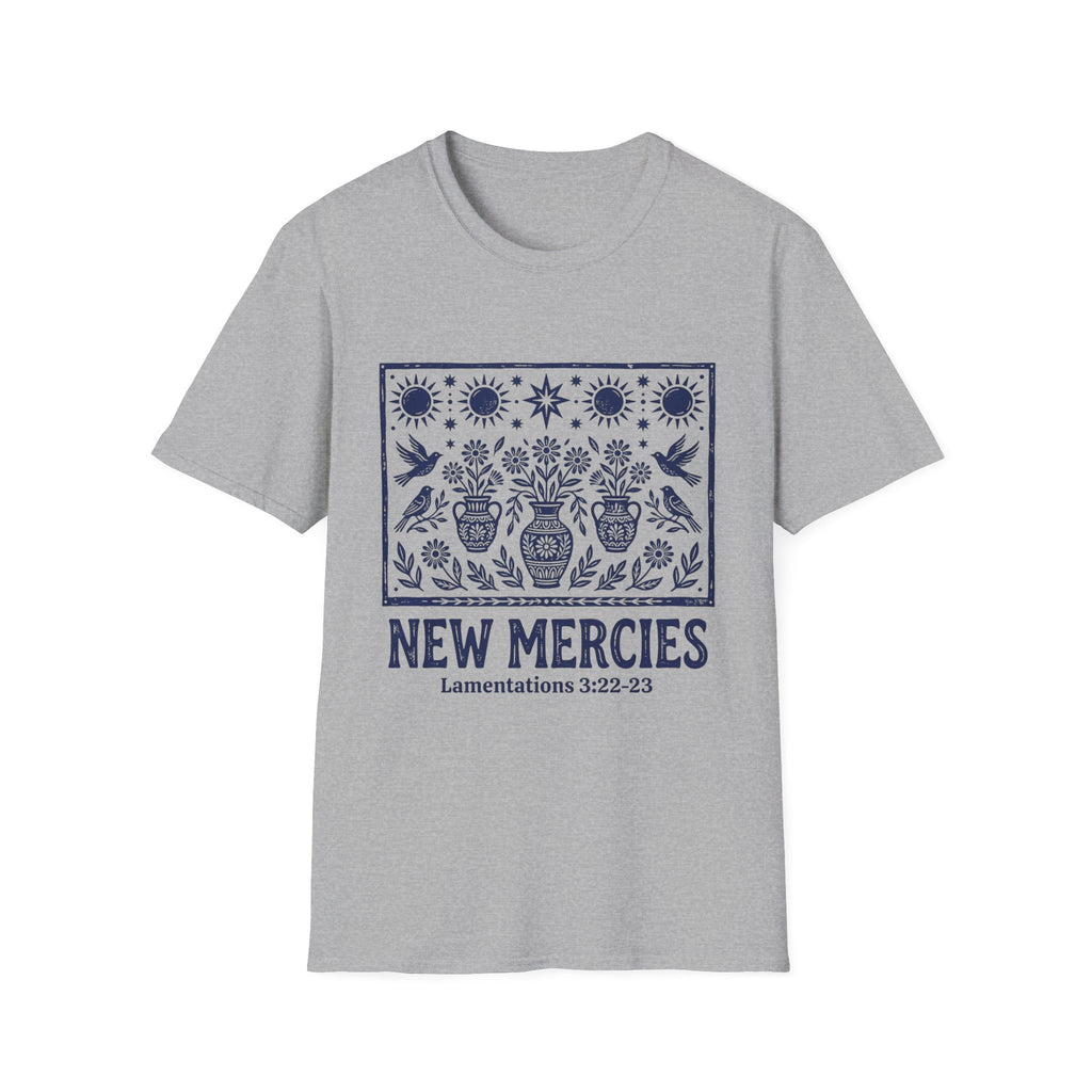 New Mercies Lamentations 3:22-23 T-Shirt