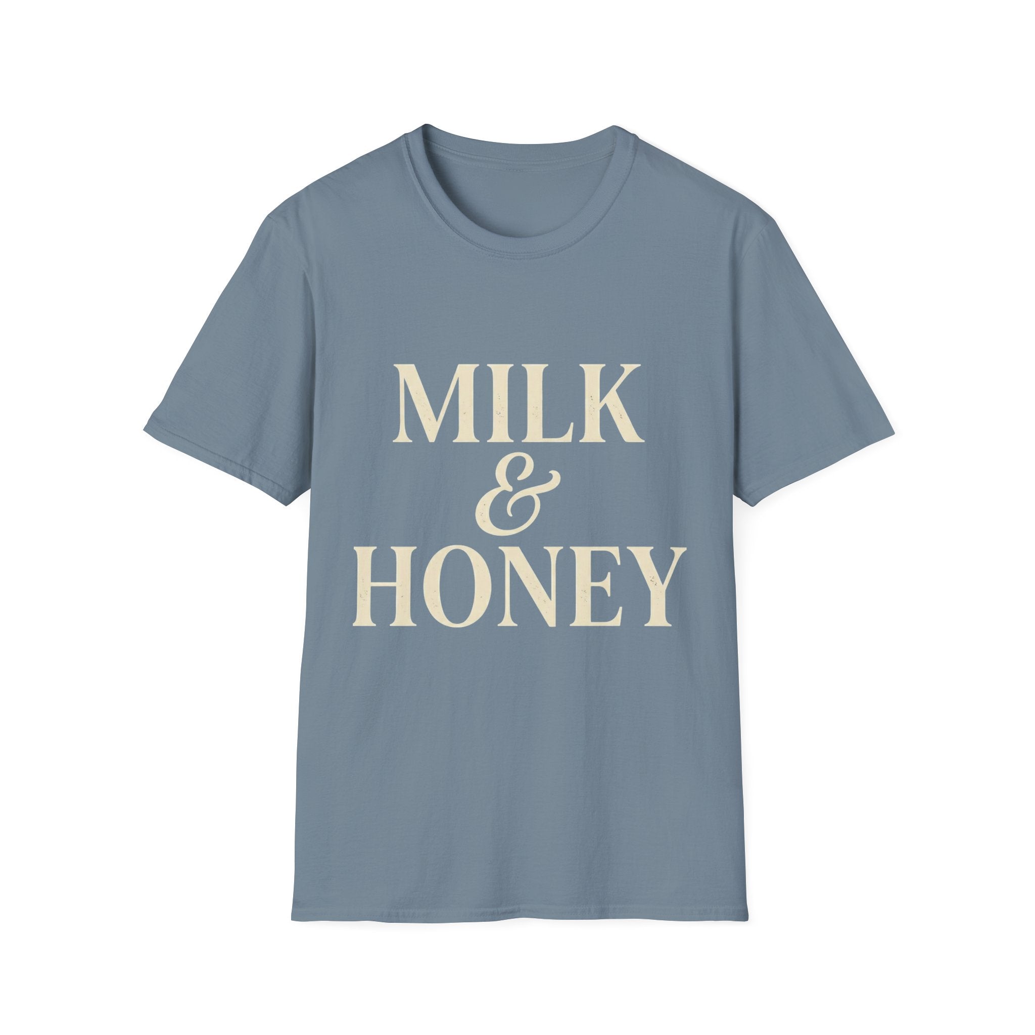 Milk & Honey Text T-Shirt