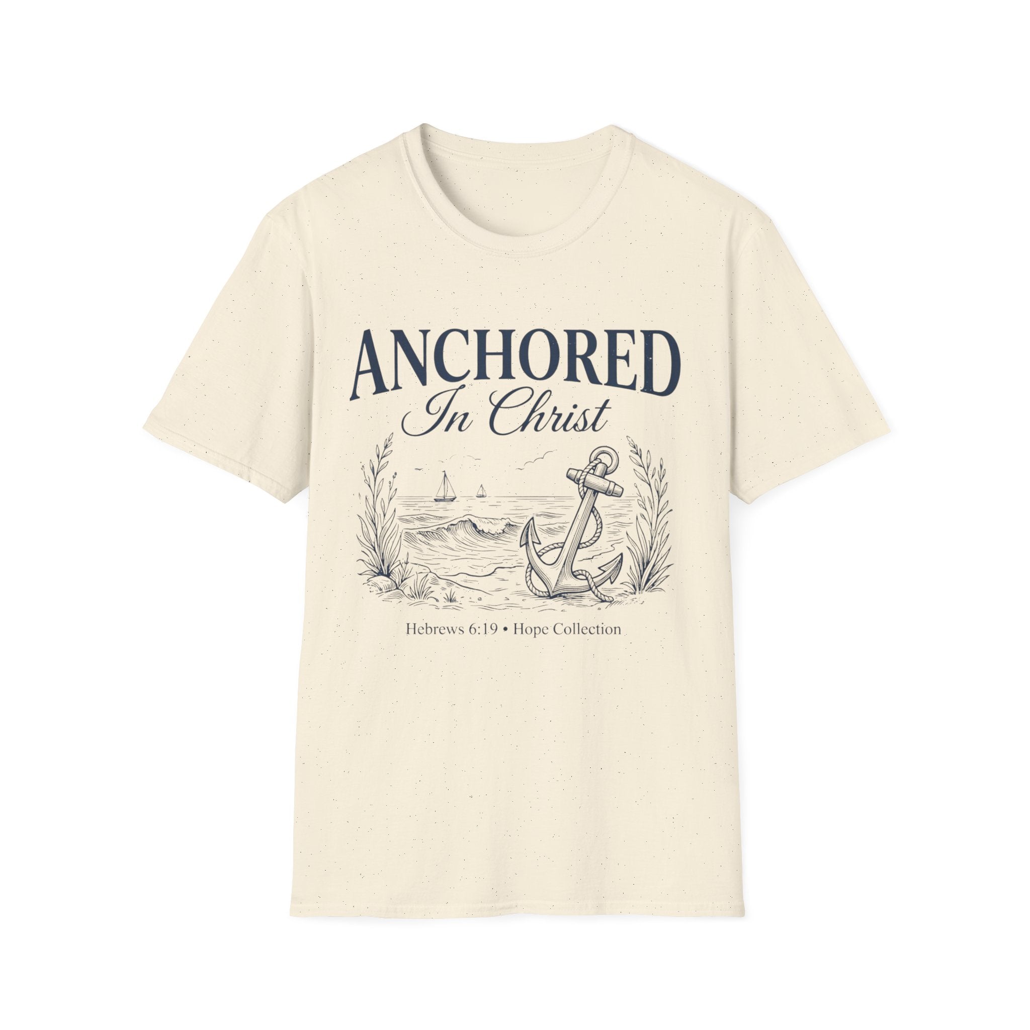 Anchored In Christ Hebrews 6:19 T-Shirt
