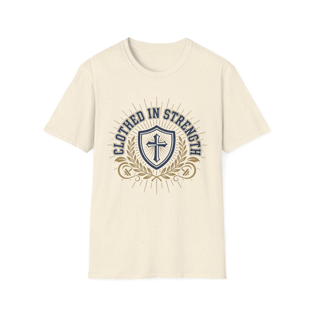 Clothed in Strength Emblem T-Shirt