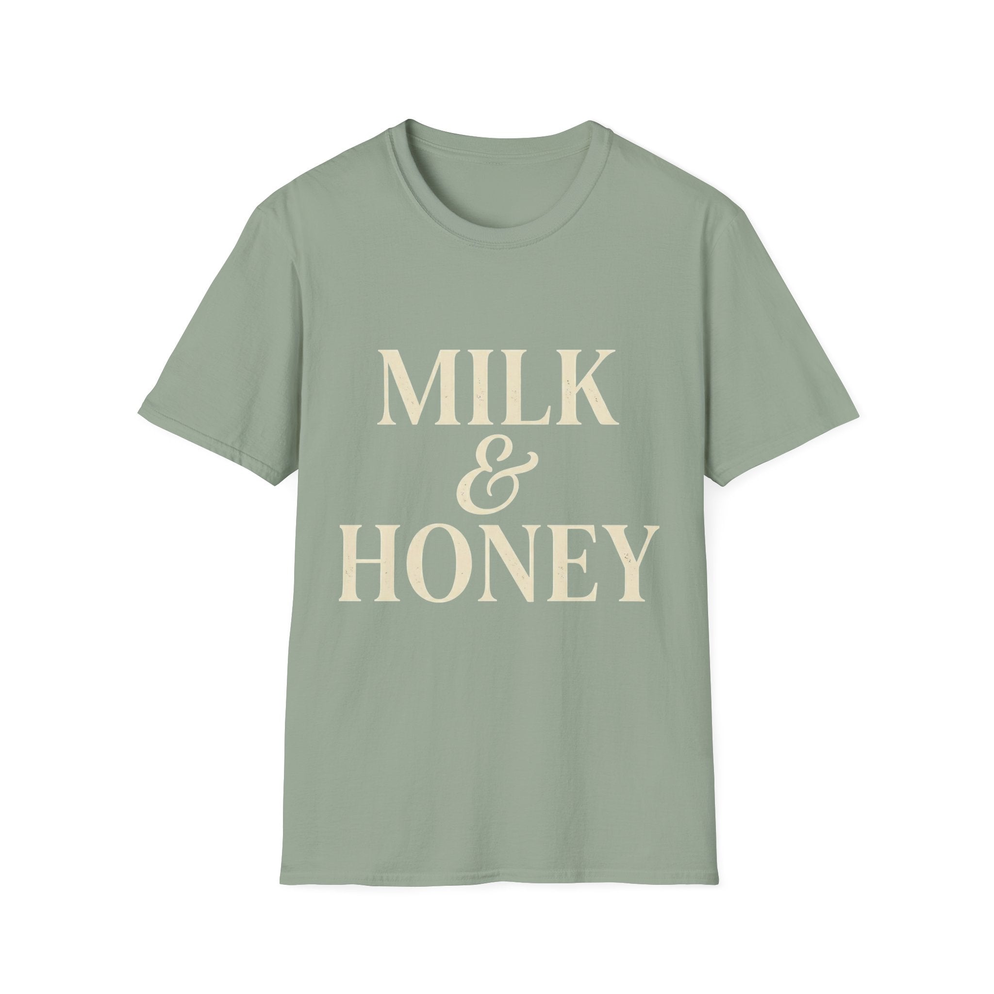 Milk & Honey Text T-Shirt