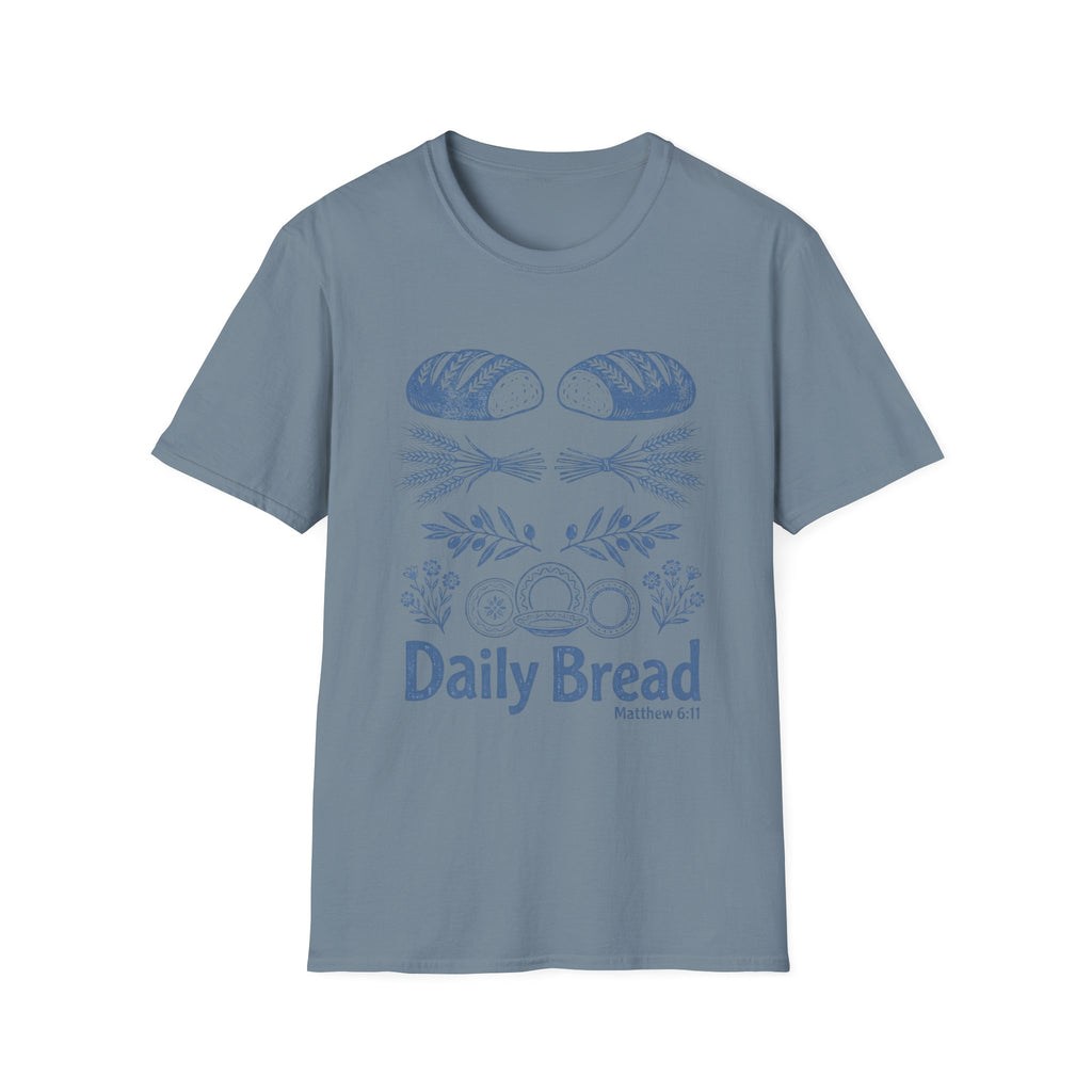 Daily Bread Linocut Style T-Shirt