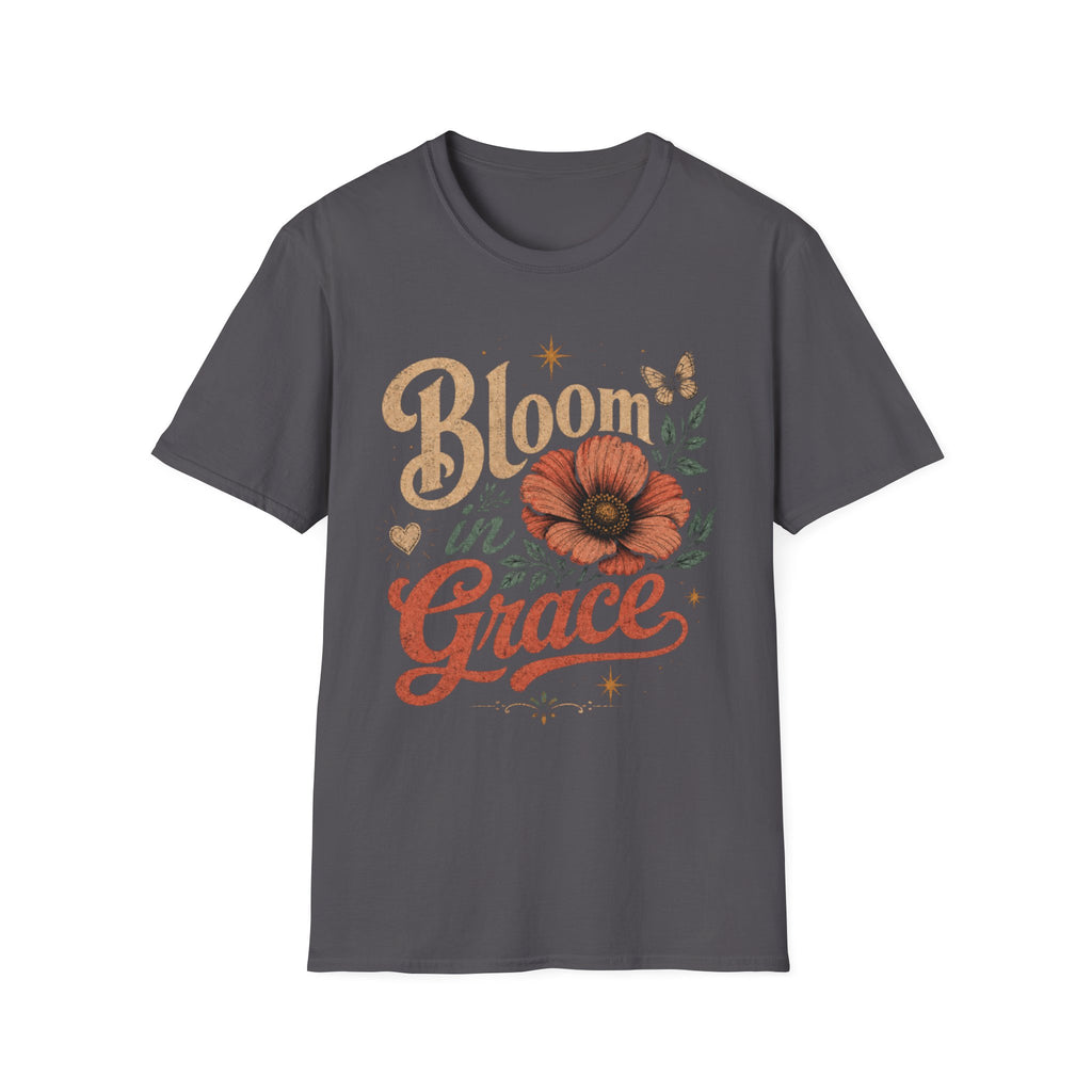 Bloom in Grace Retro T-Shirt