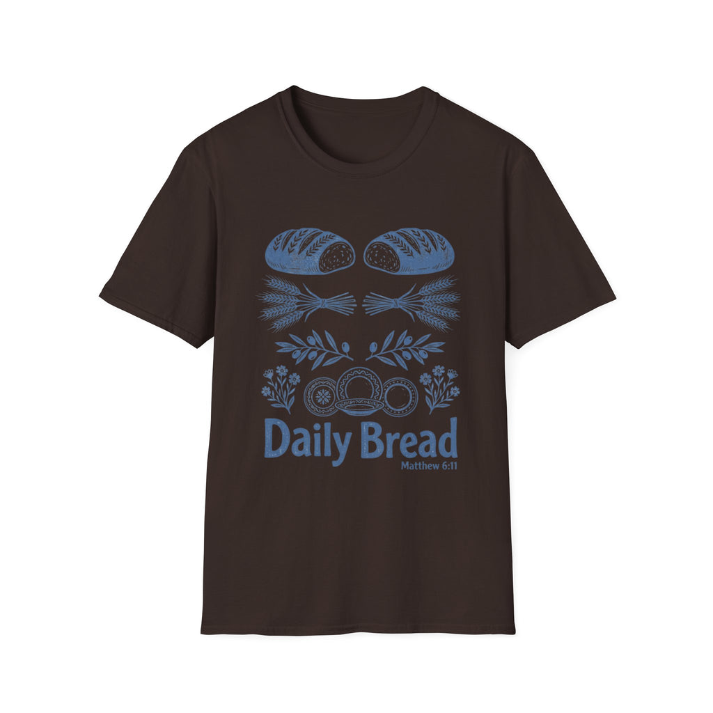 Daily Bread Linocut Style T-Shirt