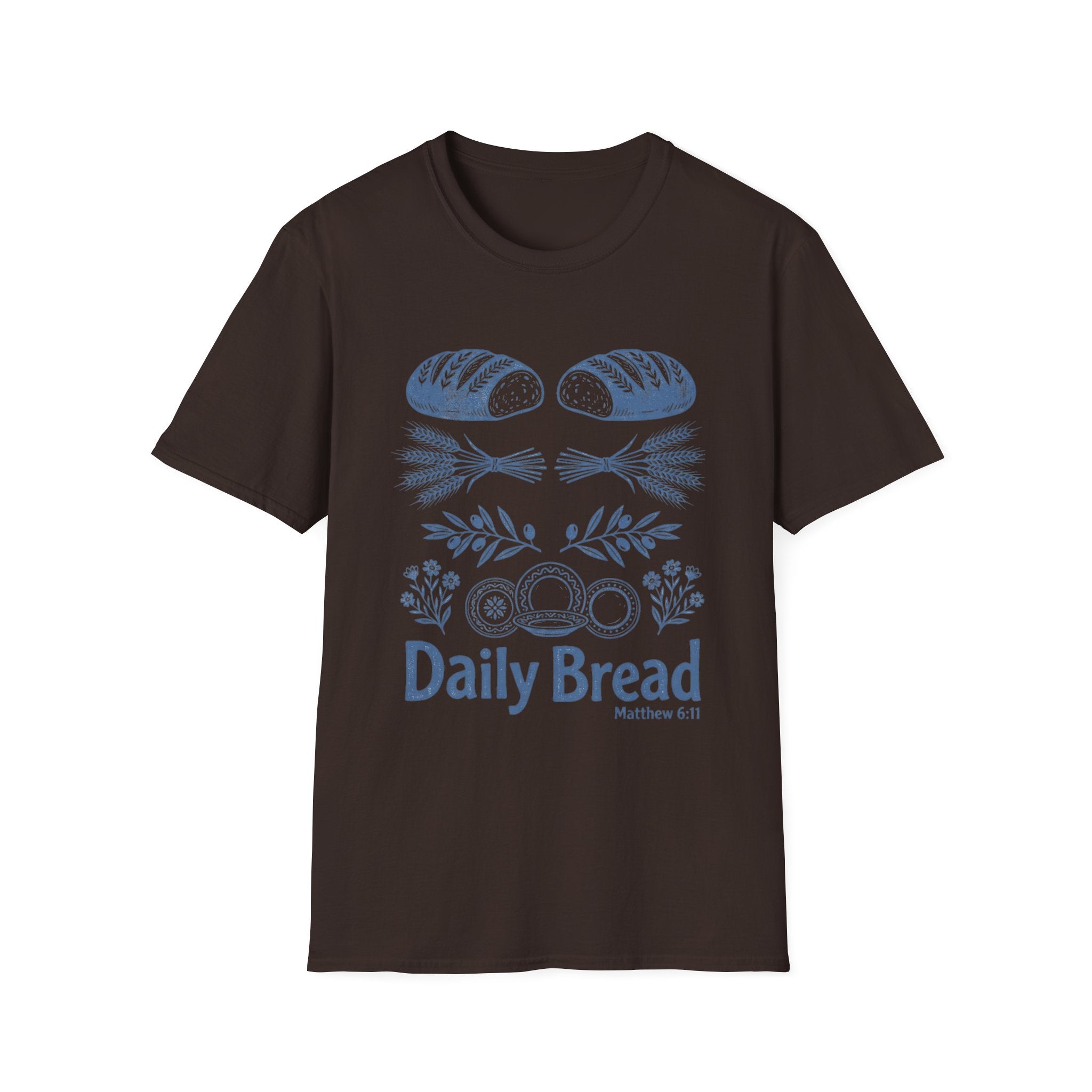 Daily Bread Linocut Style T-Shirt