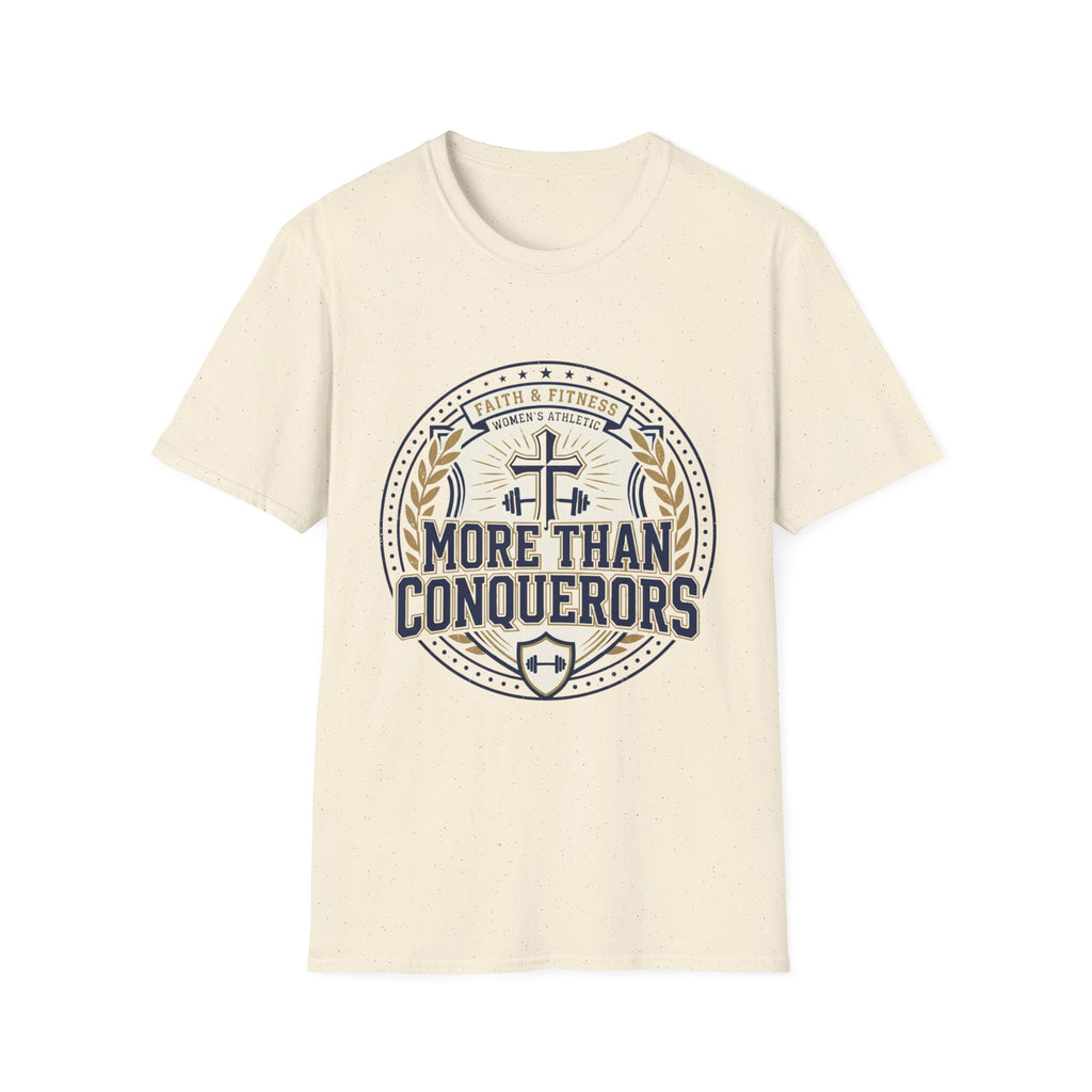 More Than Conquerors College Crest T-Shirt