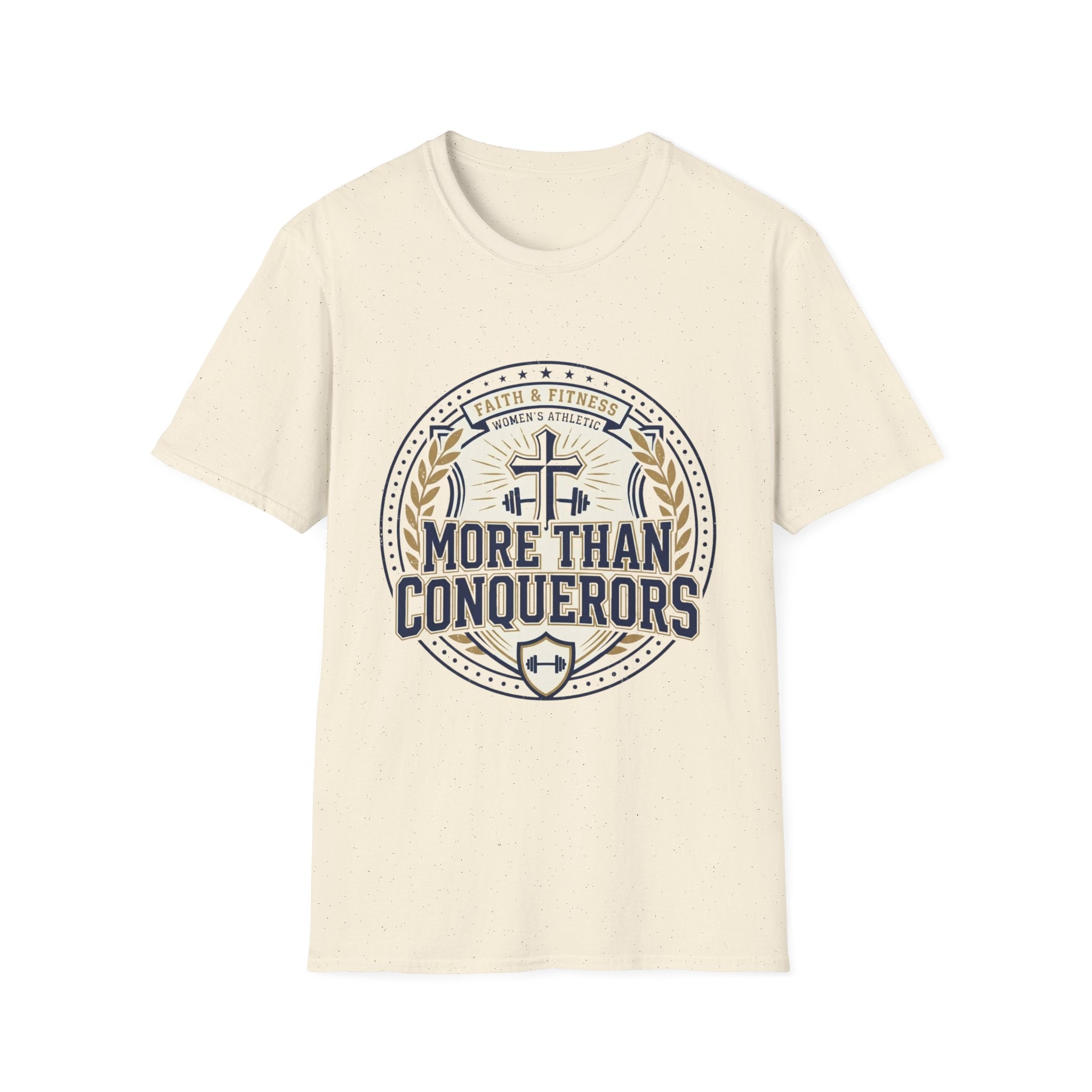 More Than Conquerors College Crest T-Shirt