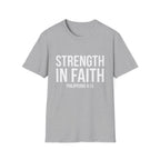 Strength in Faith Philippians 4:13 T-Shirt