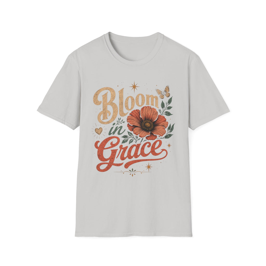 Bloom in Grace Retro T-Shirt