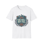 She Will Not Fail Crest T-Shirt
