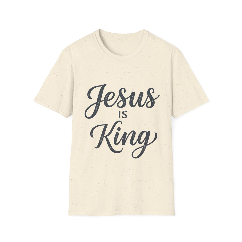 Jesus is King Text T-Shirt