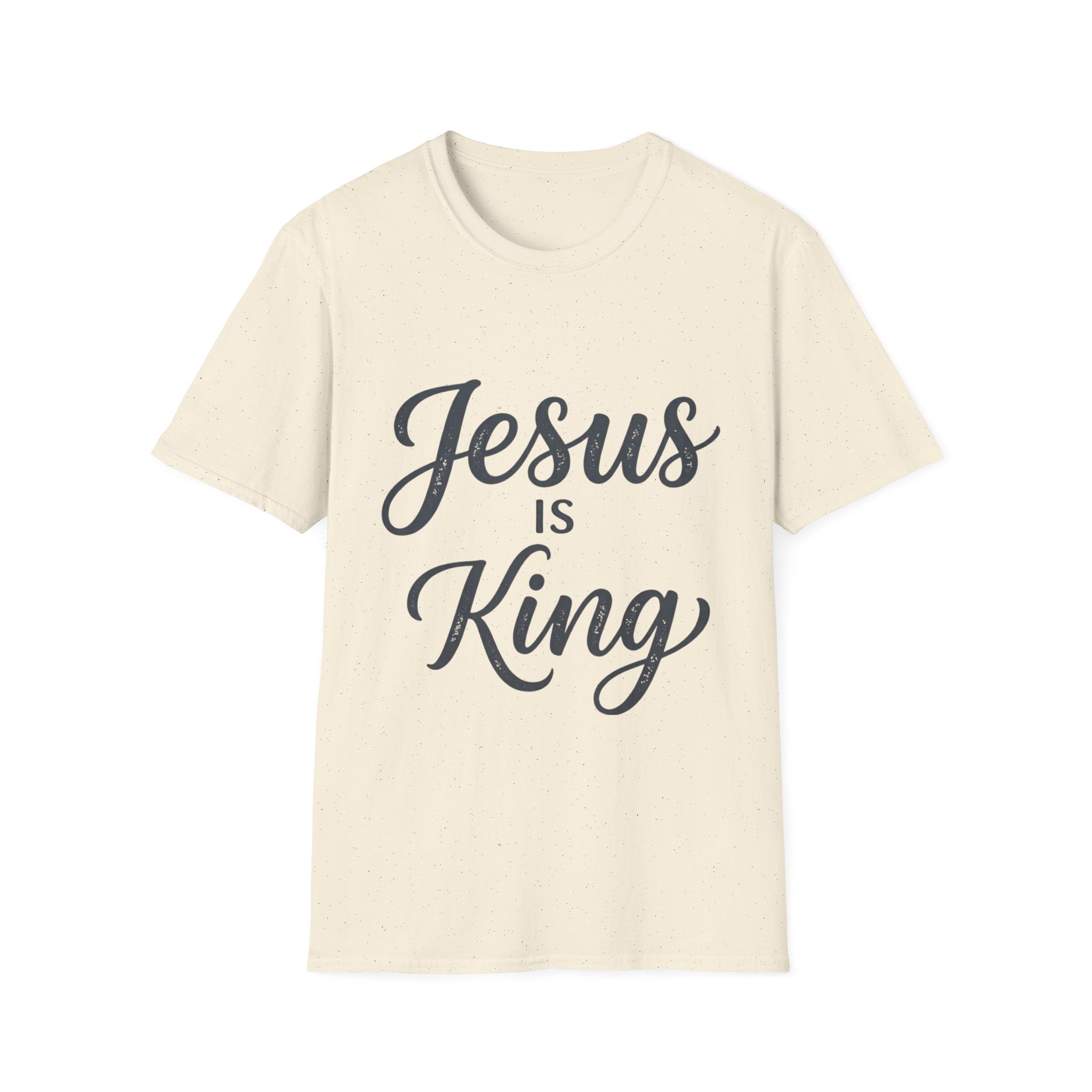 Jesus is King Text T-Shirt