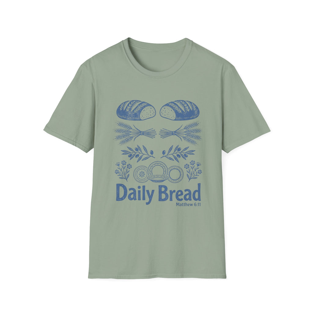 Daily Bread Linocut Style T-Shirt