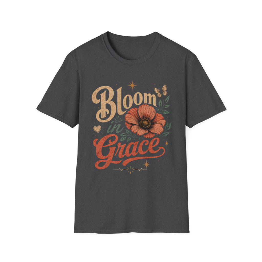 Bloom in Grace Retro T-Shirt