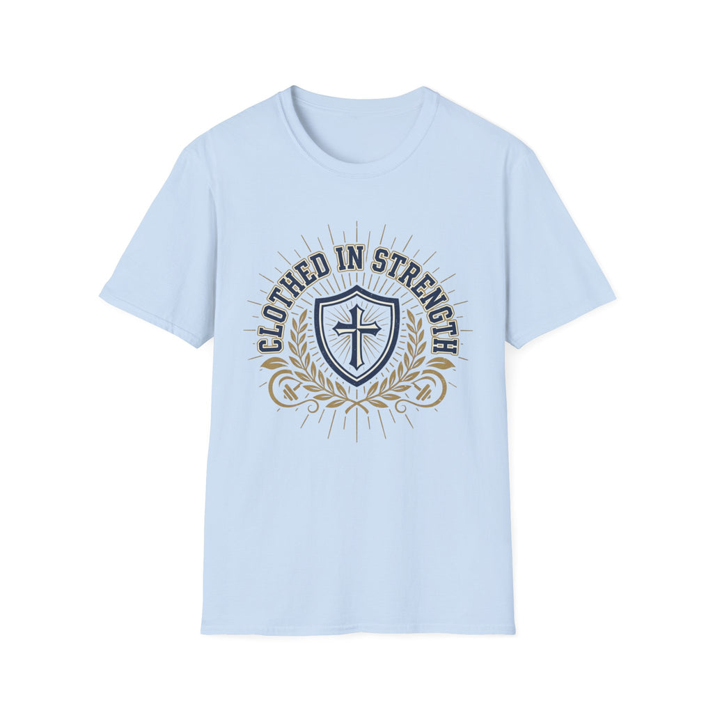 Clothed in Strength Emblem T-Shirt