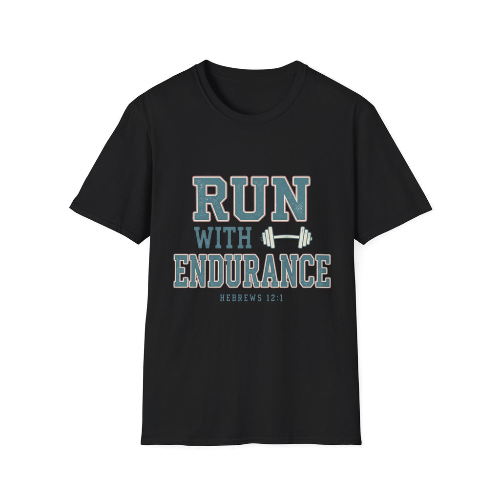 Run With Endurance Dumbbell T-Shirt