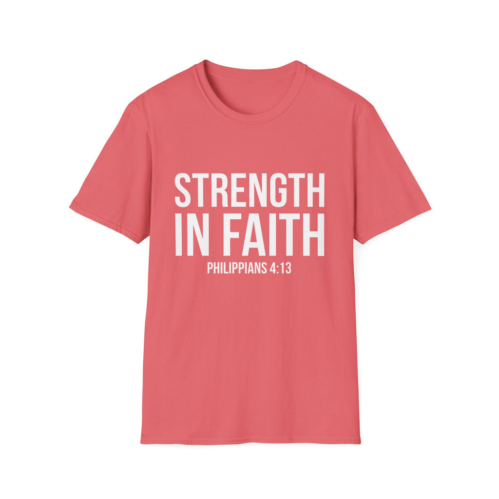 Strength in Faith Philippians 4:13 T-Shirt