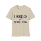 Progress Not Perfection Text T-Shirt
