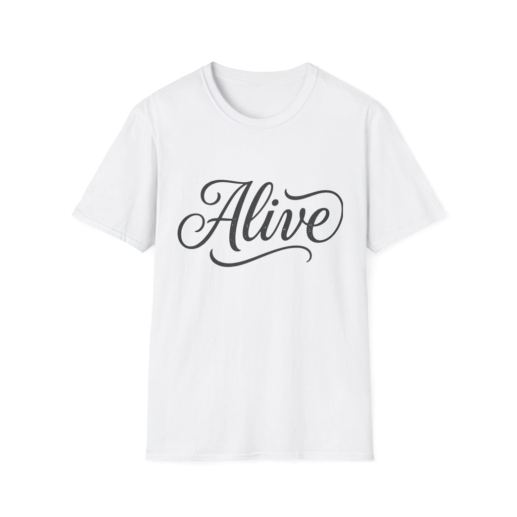 Alive Text T-Shirt